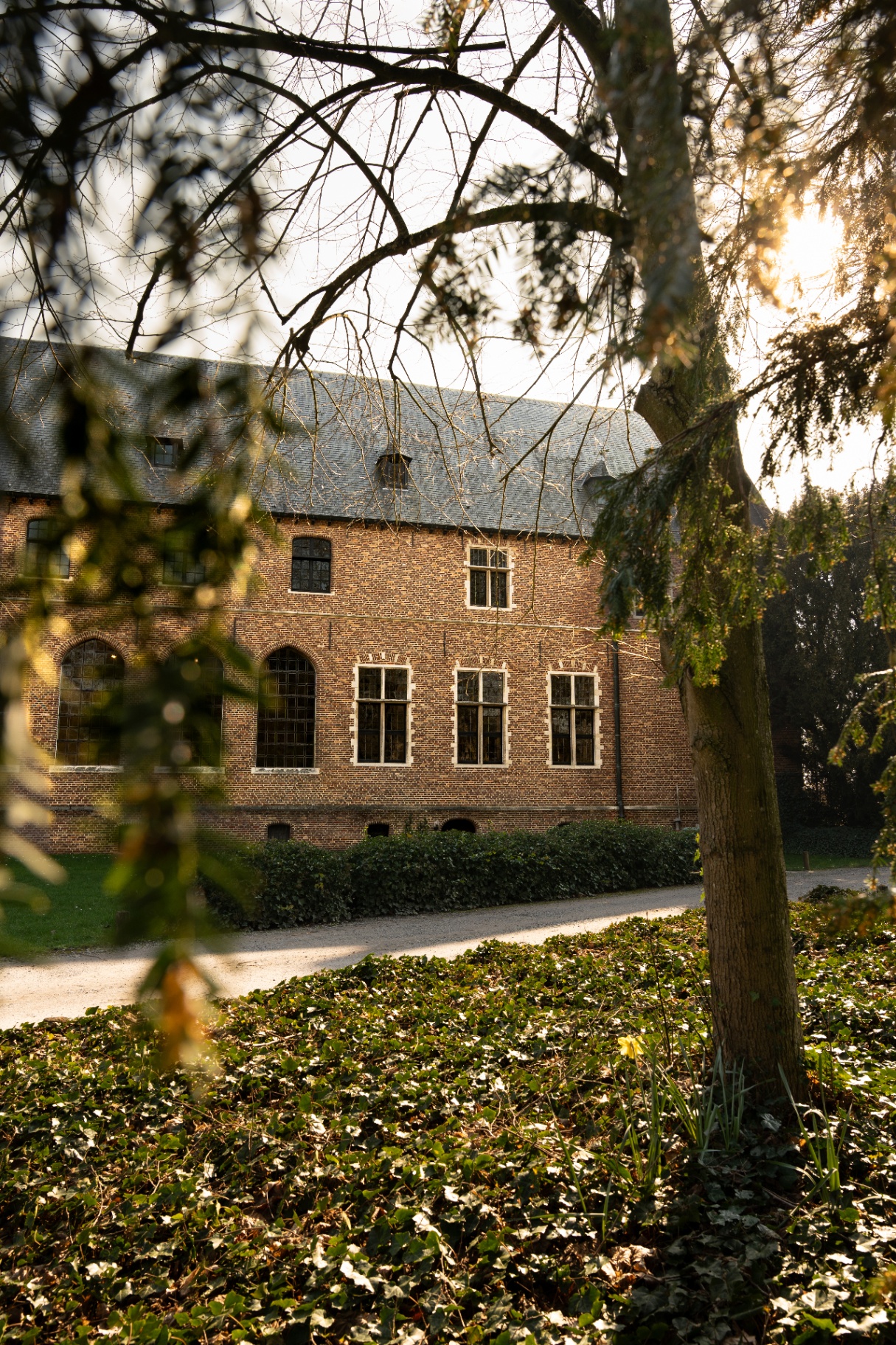 Historische gevel van Priorij Corsendonk in Oud-Turnhout