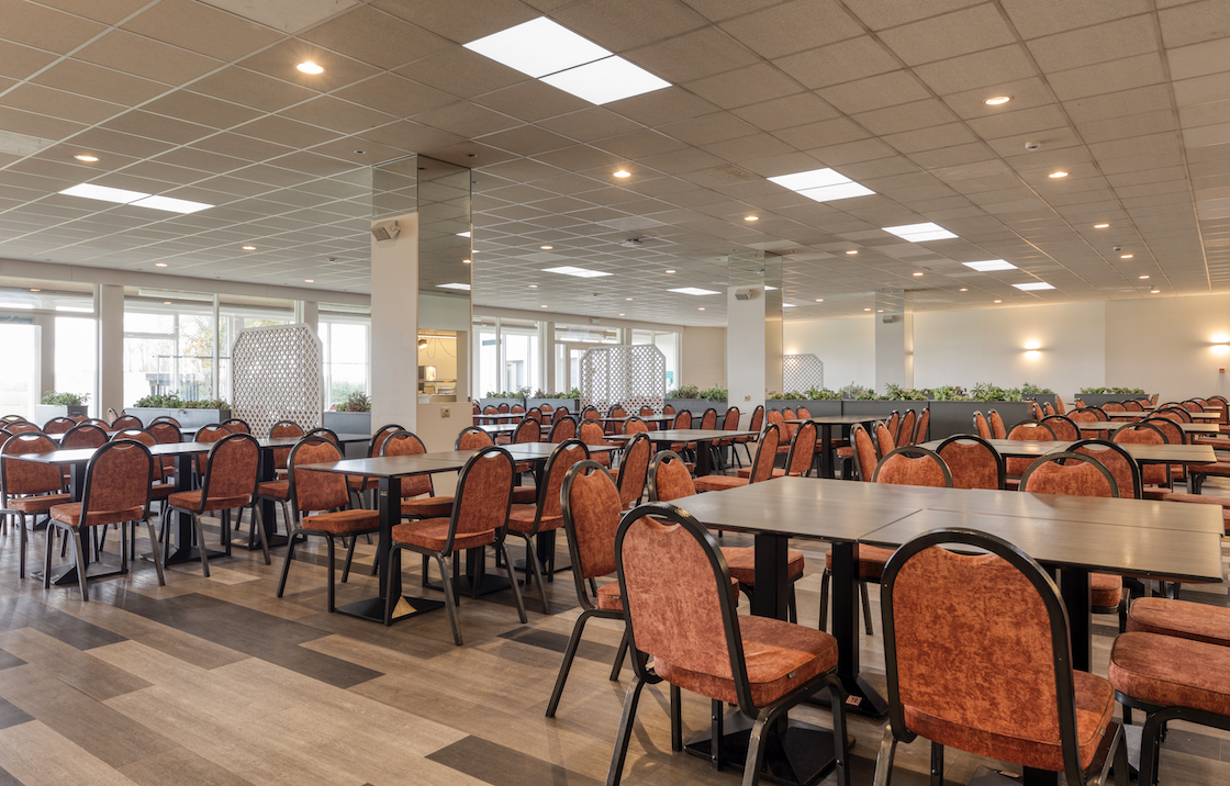 Restaurant room of Corsendonk Duinse Polders