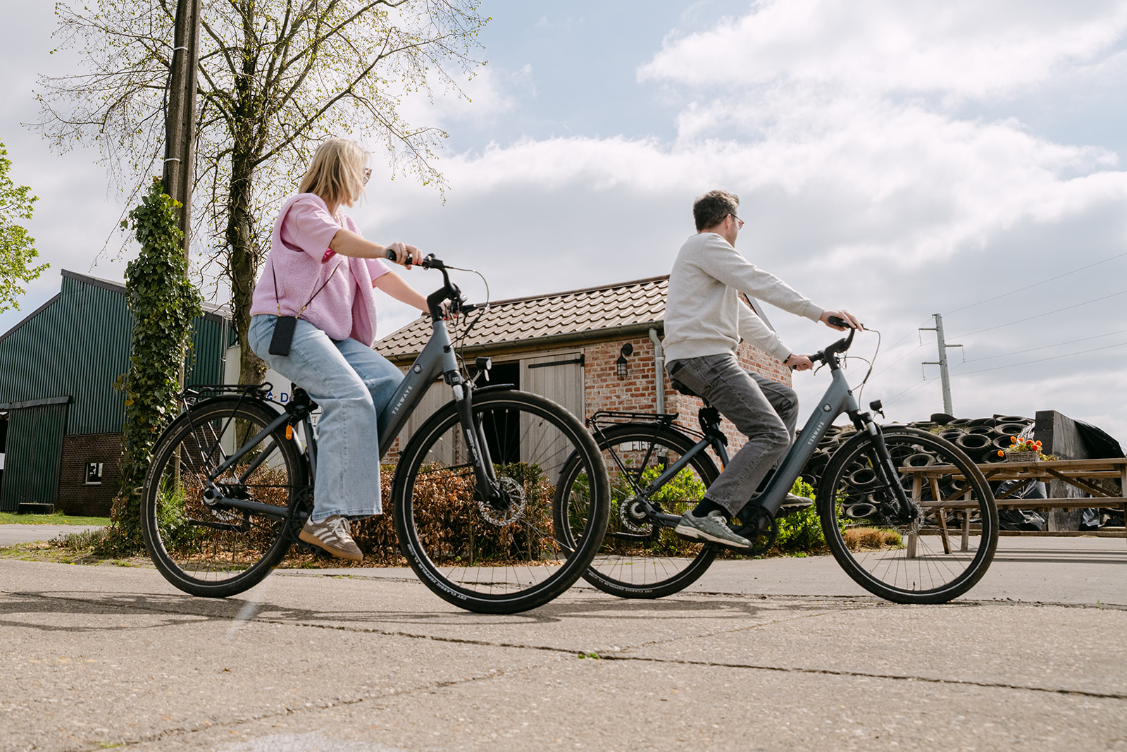 Departure by bicycle from Turnhout