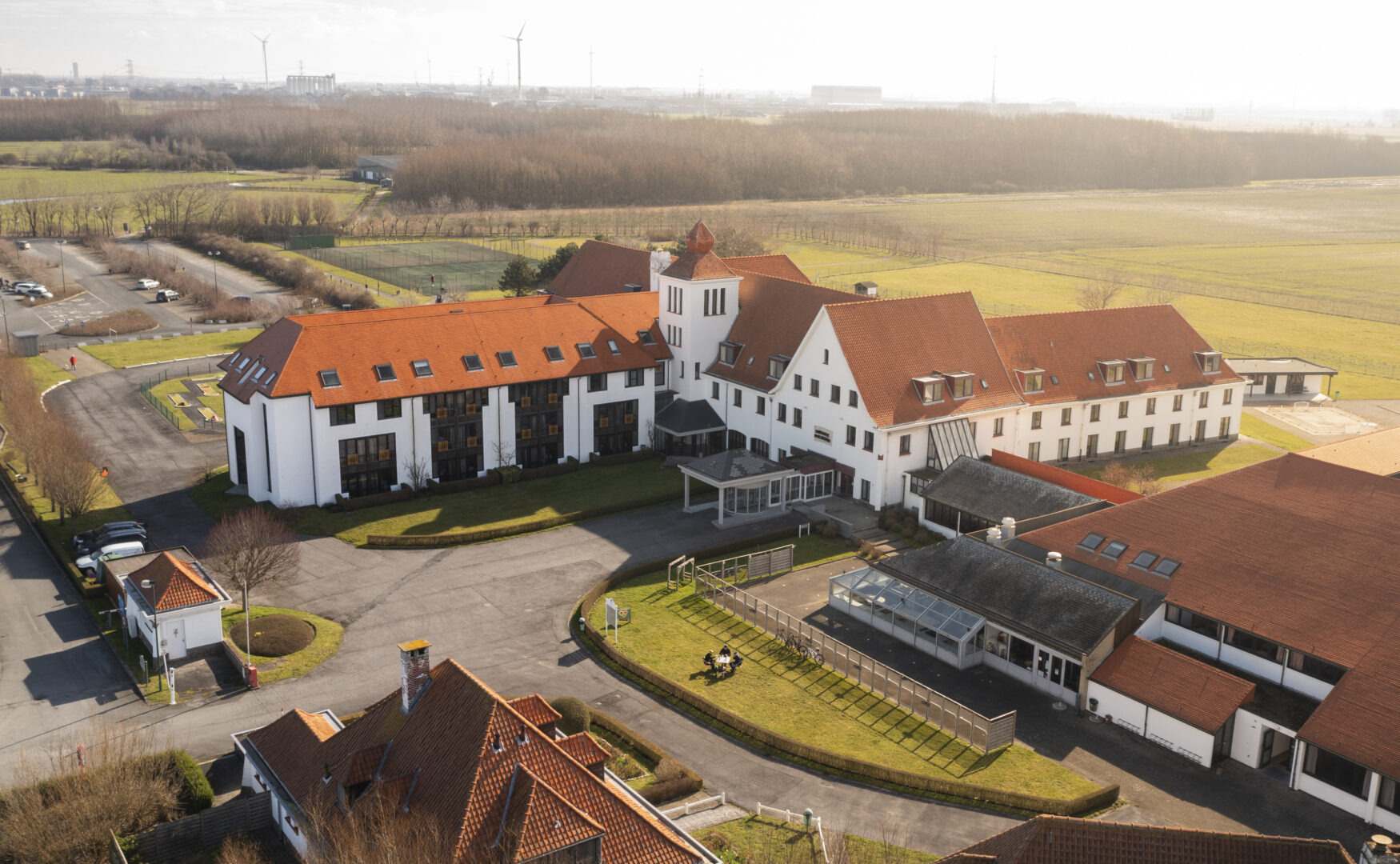 Corsendonk Duinse Polders from the garden side